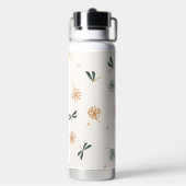 Niedliche Libellen und Blume Trinkflasche (Hinten)