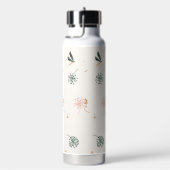 Niedliche Libellen und Blume Trinkflasche (rechts)