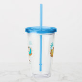 Niedliche Libra-Sonne und Mondskala Acryltrinkbecher (Rechts)