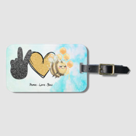 Niedliche Liebe Bienen Gepäckanhänger