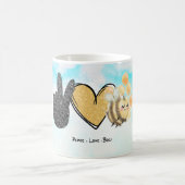 Niedliche Liebe Bienen Kaffeetasse (Mittel)