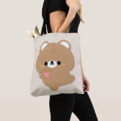 Niedliche Liebe Braunbär Tasche (Von Nahem)