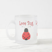 Niedliche Liebe Bug Heart Ladybug Tasse (Links)