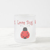 Niedliche Liebe Bug Heart Ladybug Tasse (Mittel)