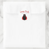 Niedliche Liebe Bug Ladybug Aufkleber (Tasche)