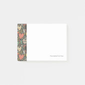 Niedliche Liebe bunnies Muster mit Herzen Post-it Klebezettel (Vorderseite)