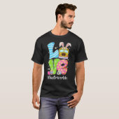 Niedliche Liebe Bunny School Busfahrer Leben glück T-Shirt (Vorne ganz)