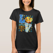 Niedliche LIEBE Chanukah Hanukkah Dekorationen Dre T-Shirt (Vorderseite)