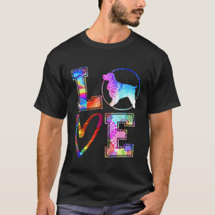 Niedliche Liebe Cocker Spaniel Hund farbiger Hund T-Shirt