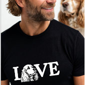 niedliche Liebe Cocker Spanischer Hund T-Shirt
