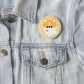 Niedliche Liebe Corgi Button (Beispiel)