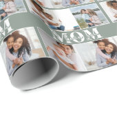 Niedliche LIEBE, DASS DU MAMA Foto Muttertag Geschenkpapier (Rolleneckpunkt)