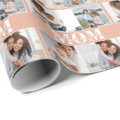 Niedliche LIEBE, DASS DU MAMA Foto Muttertag Geschenkpapier (Rolleneckpunkt)