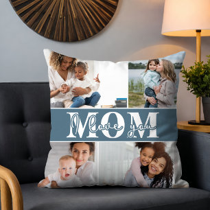 Niedliche LIEBE, DASS DU MAMA Foto Muttertag Kissen