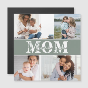 Niedliche LIEBE, DASS DU MAMA Foto Muttertag Magnetkarte