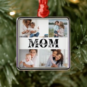 Niedliche LIEBE, DASS DU MAMA Foto Muttertag Ornament Aus Metall