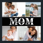 Niedliche LIEBE, DASS DU MAMA Foto Muttertag Poster<br><div class="desc">Niedlich I Liebe You Mama Mother's Day Foto Poster zeigt vier Ihrer Lieblings-Fotos mit dem Text "I Liebe you Mama" in der modernen weißen Typografie. Entworfen von ©Evco Studio www.zazzle.com/store/evcostudio</div>