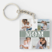 Niedliche LIEBE, DASS DU MAMA Foto Muttertag Schlüsselanhänger (Vorderseite)