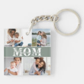 Niedliche LIEBE, DASS DU MAMA Foto Muttertag Schlüsselanhänger (Rückseite)