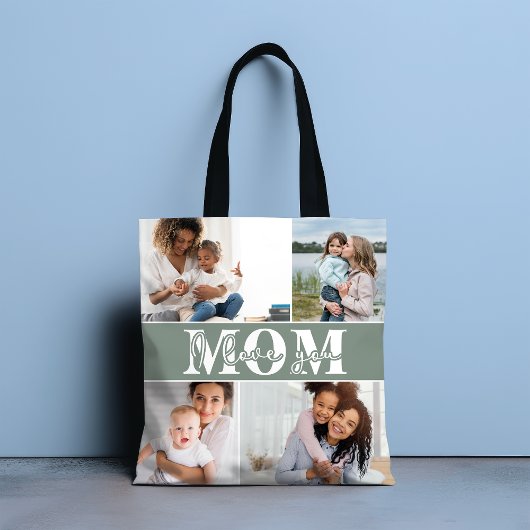 Niedliche LIEBE, DASS DU MAMA Foto Muttertag Tasche