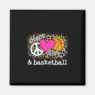 Niedliche Liebe des Friedens Bysketbyll Leopard Pr Magnet