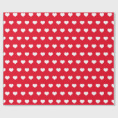 Niedliche Liebe des Musters für Valentinstag-Muste Geschenkpapier (Flach)
