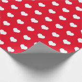 Niedliche Liebe des Musters für Valentinstag-Muste Geschenkpapier (Ecke)