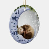 Niedliche Liebe des Sperlingsschwanges zum Rückent Keramik Ornament (Rechts)