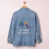 Niedliche Liebe Dolphin I Just Freaking Liebe Delp Jeansjacke (Hangar)