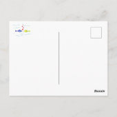 Niedliche Liebe Fisch im benutzerdefinierten Foto Postkarte (Rückseite)