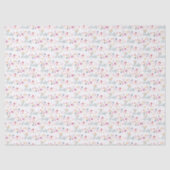 Niedliche Liebe Flora Wrapping Paper Seidenpapier (Vorderseite)