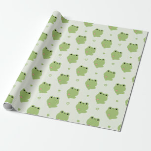 Niedliche Liebe Frosch Geschenkpapier
