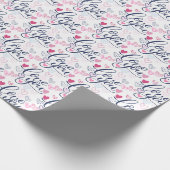 Niedliche Liebe Geschenkpapier (Ecke)