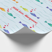 Niedliche Liebe Geschenkpapier (Ecke)