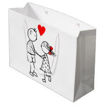 Niedliche Liebe-Geschenktasche - individuell anpas