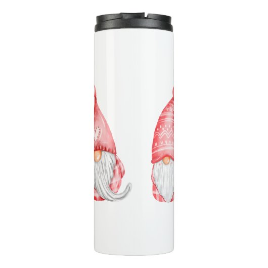 Niedliche Liebe Gnomes Thermosbecher (Rückseite)