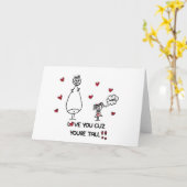 Niedliche Liebe-Gruß-Karte für Freund Karte (Gelbe Blume)