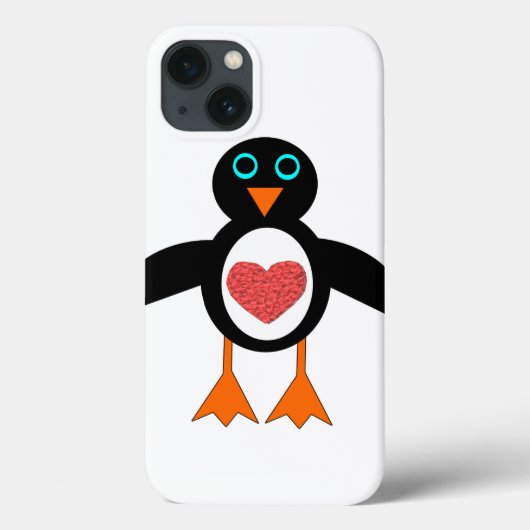 Niedliche Liebe Heart Penguin iPad Mini Fall Case-Mate iPhone Hülle (Rückseite)