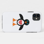 Niedliche Liebe Heart Penguin iPhone Fall Case-Mate iPhone Hülle (Rückseite (Horizontal))