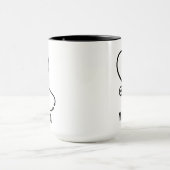 Niedliche Liebe Herz Stethoskop Personalisiert Nam Tasse (Zentrum)