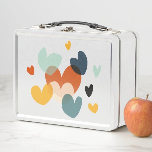 Niedliche Liebe Herzklopfen Kunst, Liebe Kunst, Di Metall Brotdose (Beispiel)