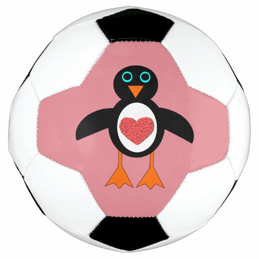Niedliche Liebe Herzpinguin Ball (Vorderseite)