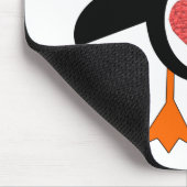 Niedliche Liebe Herzpinguin Mousepad (Ecke)