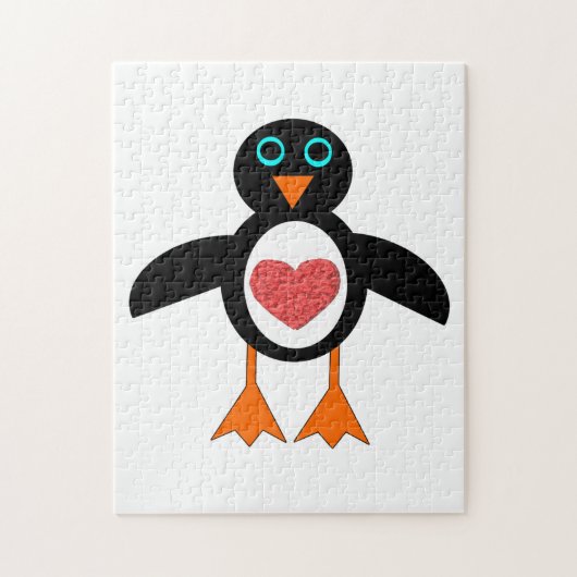 Niedliche Liebe Herzpuzzle Puzzle (Vertikal)