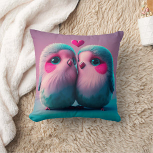Niedliche Liebe Herzstück Valentine Inspiriert Art Kissen