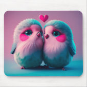 Niedliche Liebe Herzstück Valentine Inspiriert Art Mousepad (Vorne)