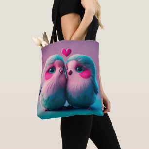 Niedliche Liebe Herzstück Valentine Inspiriert Art Tasche