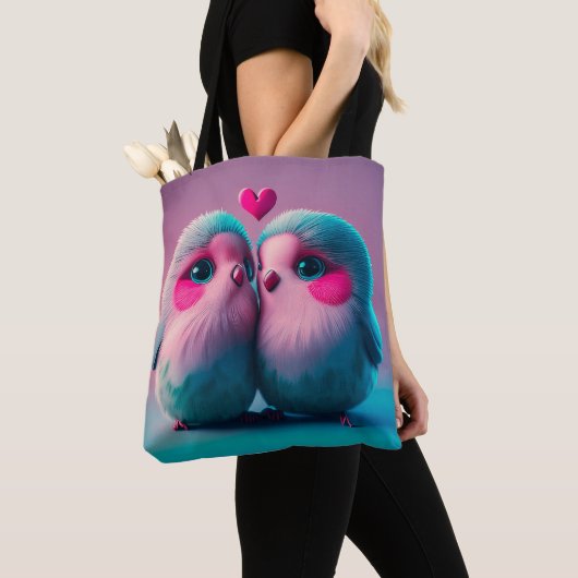 Niedliche Liebe Herzstück Valentine Inspiriert Art Tasche (Von Nahem)