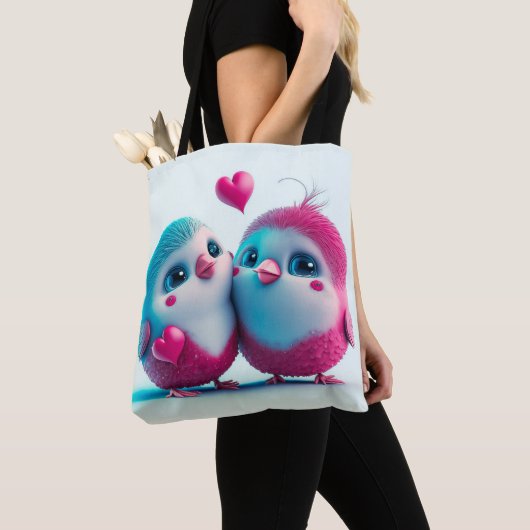 Niedliche Liebe Herzstück Valentine Inspiriert Art Tasche (Von Nahem)
