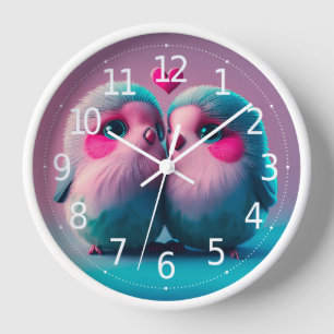 Niedliche Liebe Herzstück Valentine Inspiriert Art Uhr